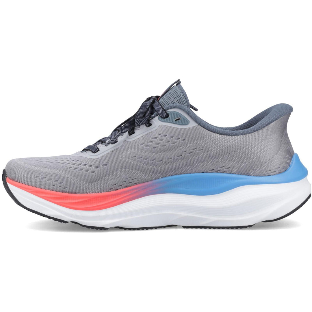 Men's Wide Fit Skechers 221000 Slip-ins Max Run Trainers in Grey/Multi - Image 5