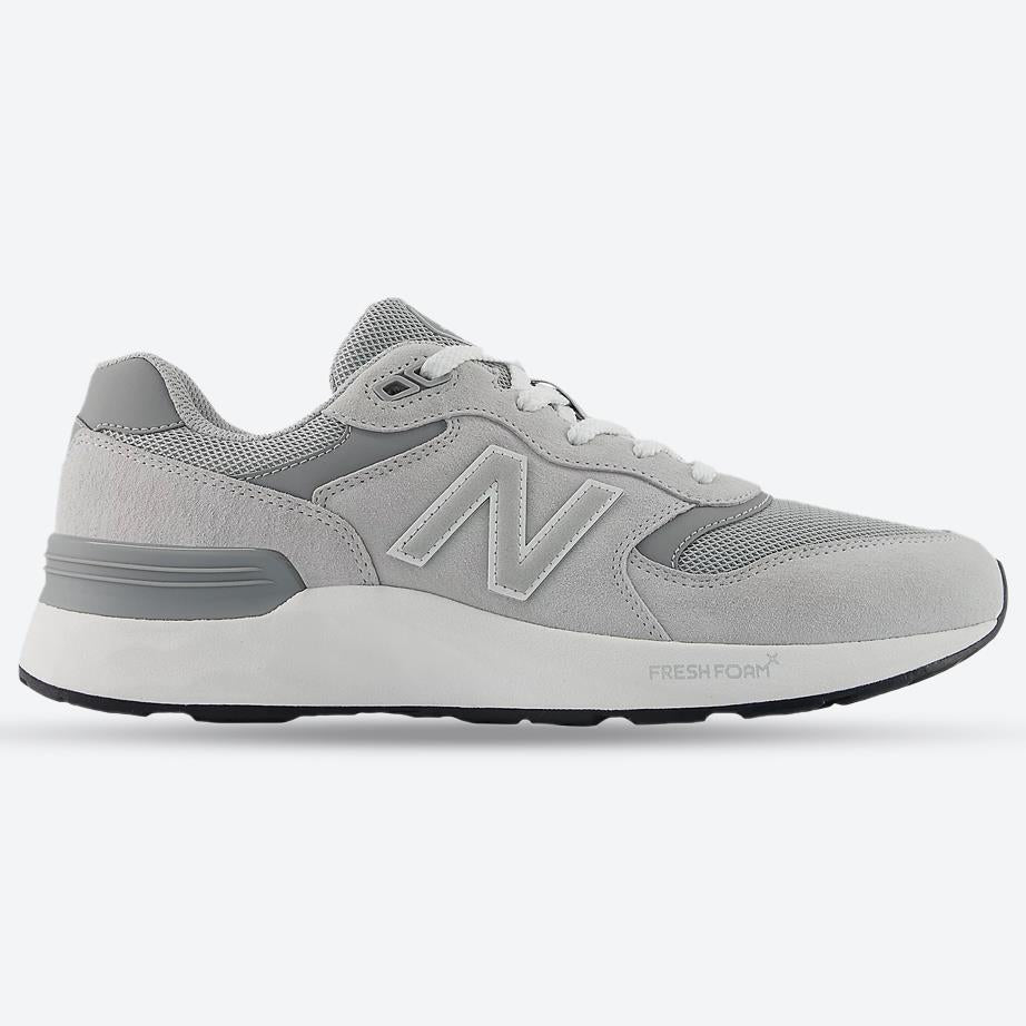 Men's Wide Fit New Balance M8806HE Walking/Running Trainers in Raincloud - Image 1