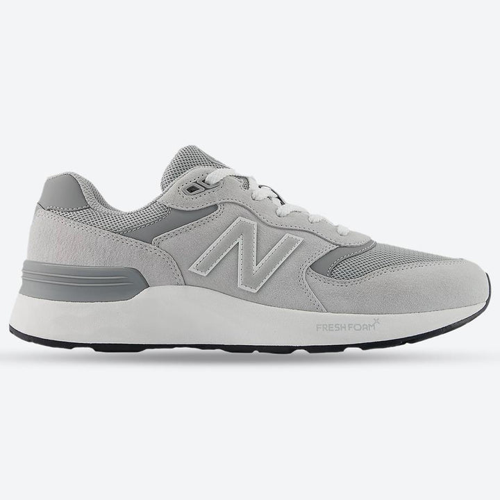 Men's Wide Fit New Balance M8806HE Walking/Running Trainers in Raincloud - Image 1