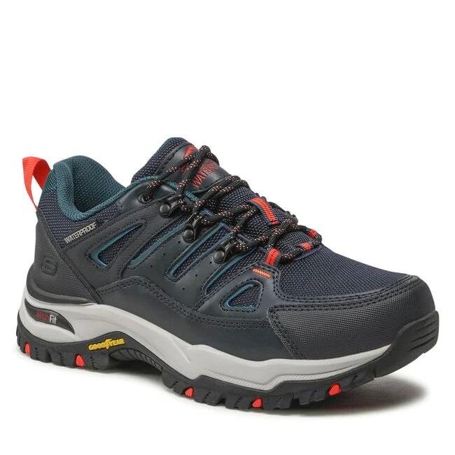 Skechers Extra Wide Trainers Mens Men's Wide Fit Skechers Relaxed Fit 204630 Arch Fit Dawson Argosa Good Year Walking Trainers