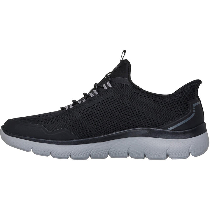Men's Wide Fit Skechers 233045 Slip-ins Summits Top Rate Trainers in Navy/Yellow - Image 1