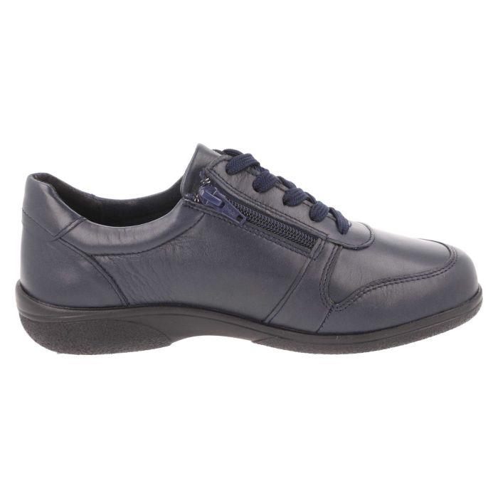 Women's Wide Fit DB Mollie Shoes in Black Leather - Image 9