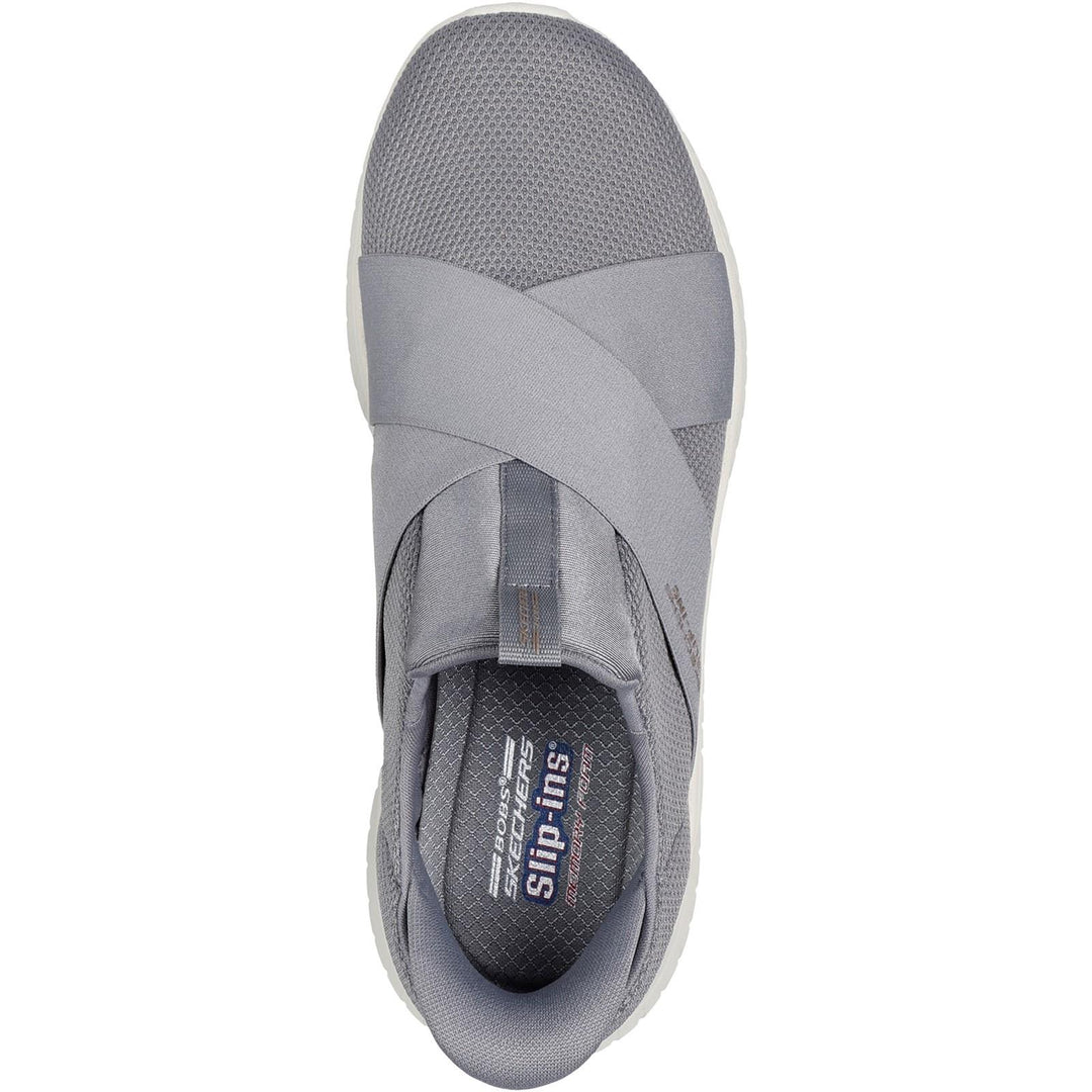 Women's Wide Fit Skechers 117505 Slip-ins Bobs Sport Squad Chaos Trainers