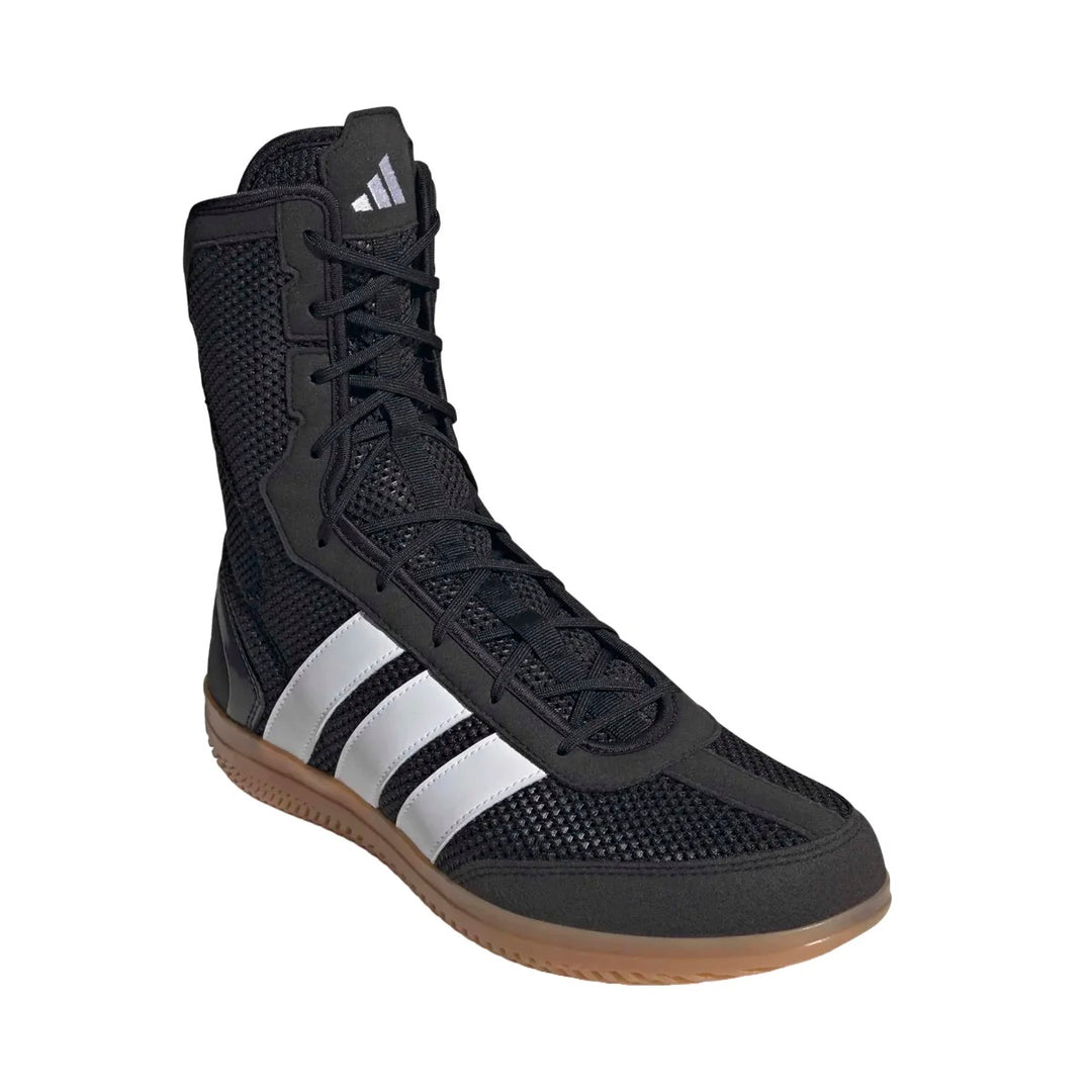 Men's Wide Fit Adidas Box Hog Boots in Black - Image 3