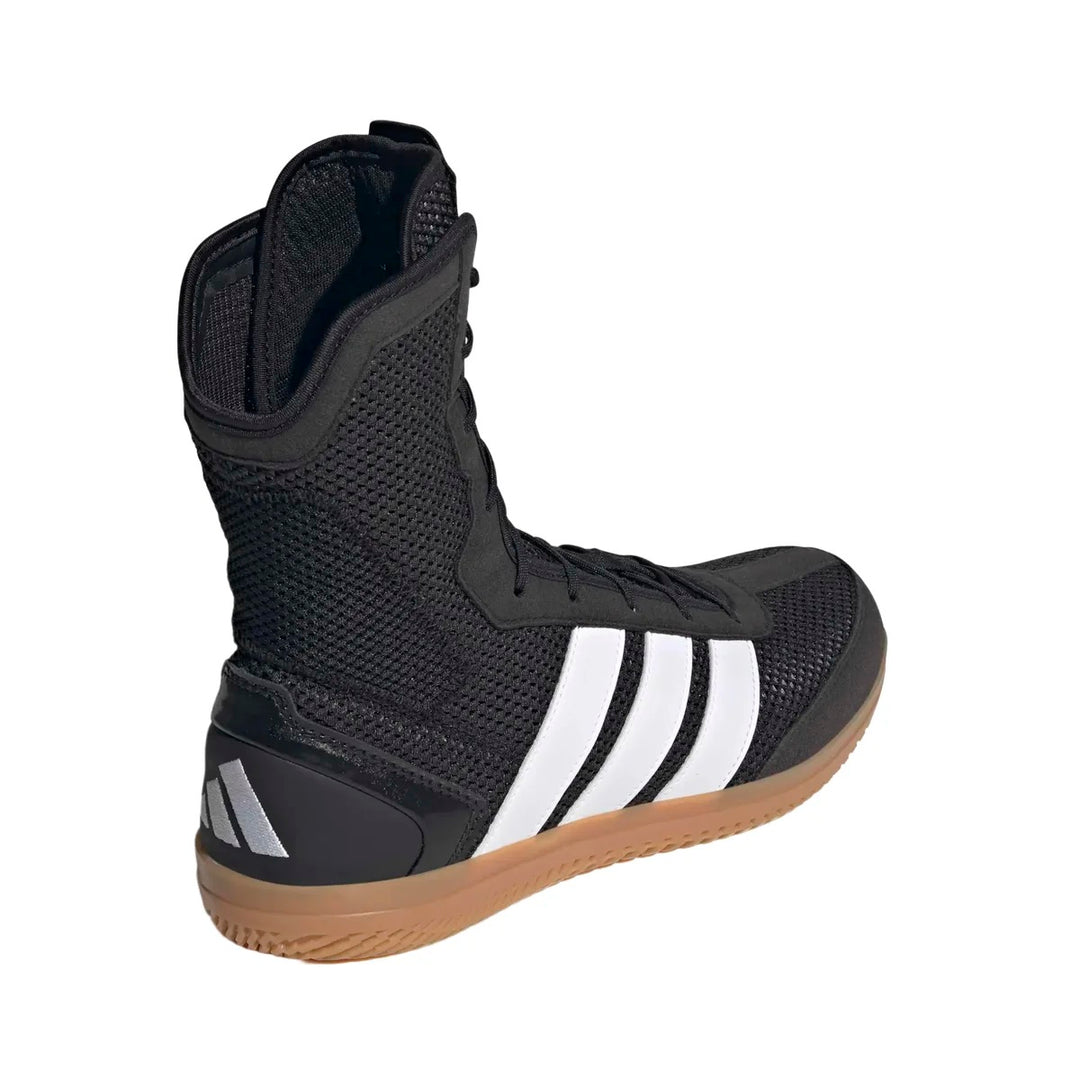 Men's Wide Fit Adidas Box Hog Boots in Black - Image 4