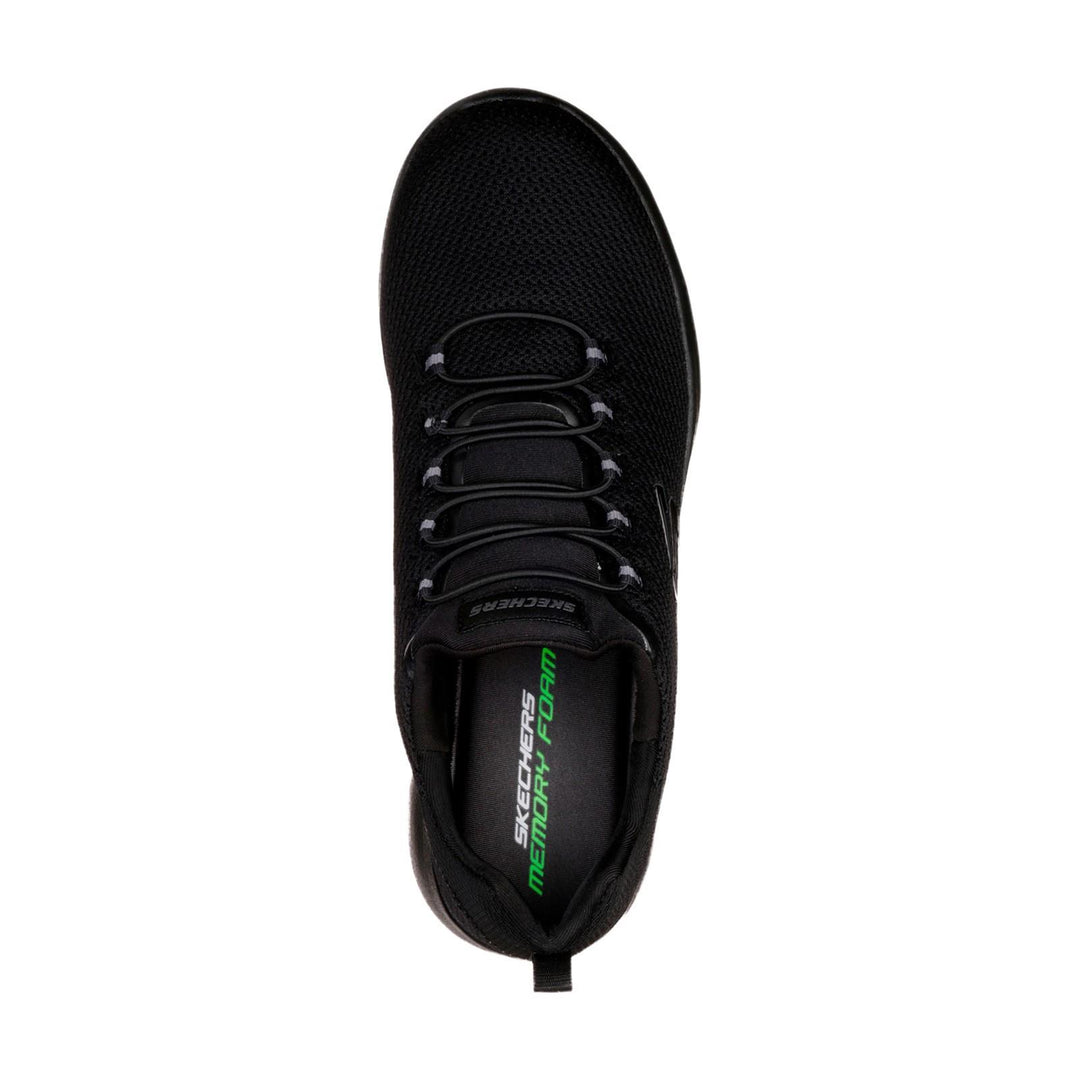 Men's Wide Fit Skechers 58360 Dynamight Trainers in Black - Image 6