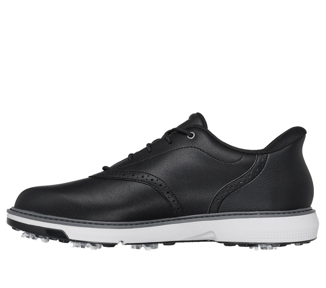 Men's Wide Fit Skechers Slip-ins 214125 Prestige Go Golf Waterproof Trainers in Black - Image 4