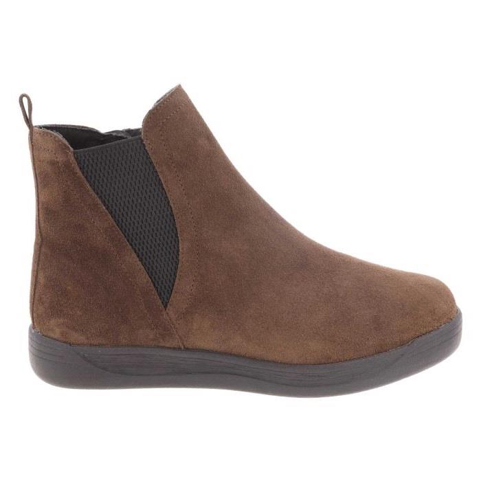 Women's Wide Fit DB Caitlin Boots in Brown Suede - Image 7