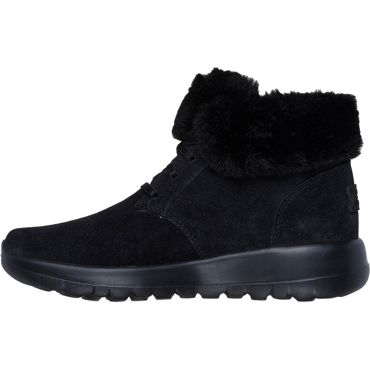 Women's Wide Fit Skechers 144334 On The Go Joy Boots in Black - Image 1