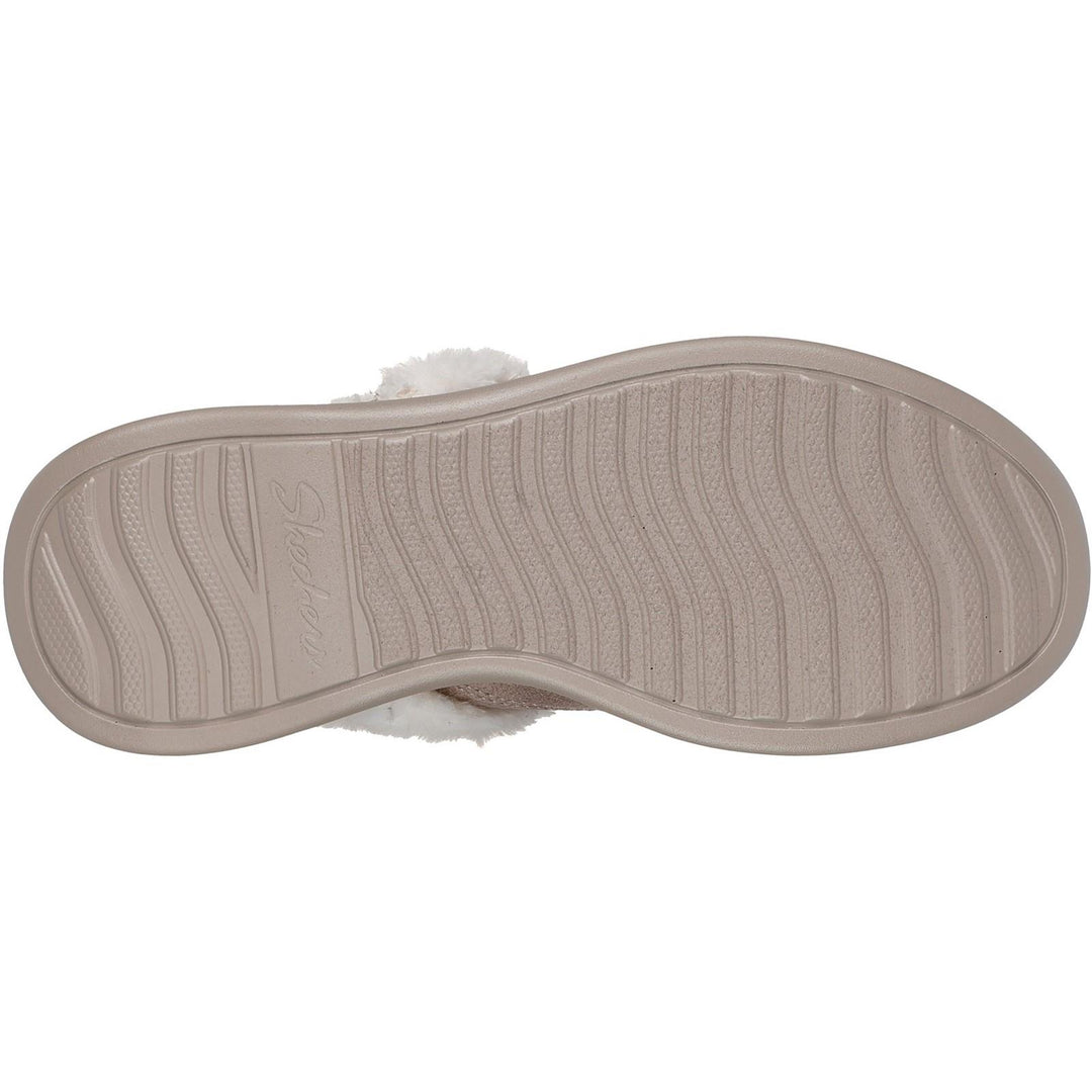 Women's Wide Fit Skechers 168114 Slip-ins Cozy Escape Slippers in Chestnut - Image 11
