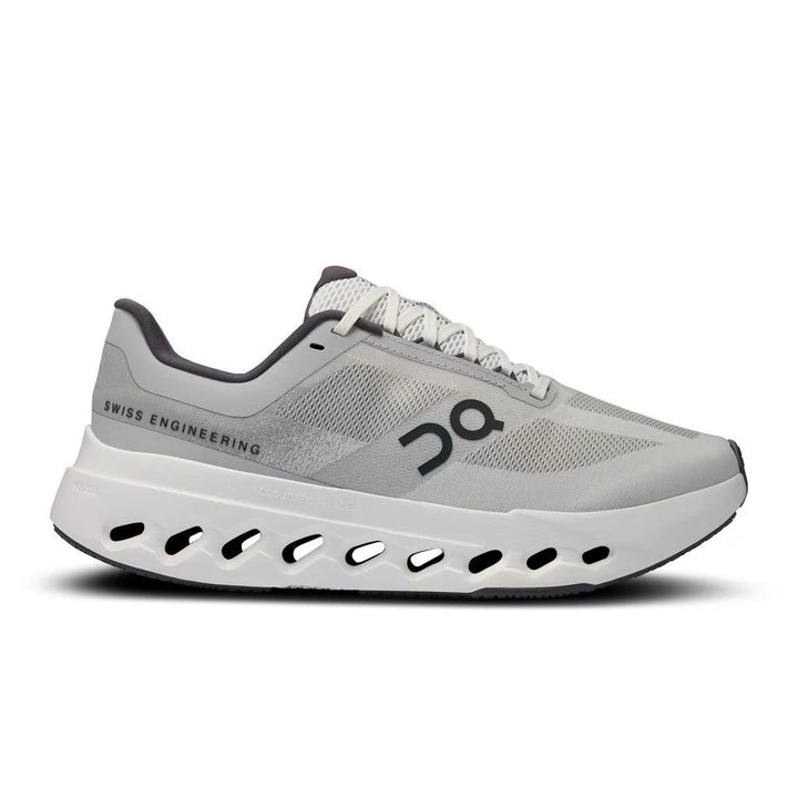 Women's Wide Fit On Cloudsurfer Next Wide Training Shoes - Glacier/White
