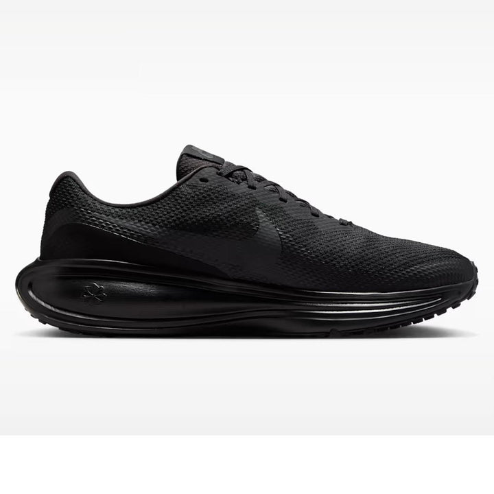 Women's Wide Fit Nike HQ1996-004 Revolution 8 Running Trainers in Black/Anthracite - Image 1
