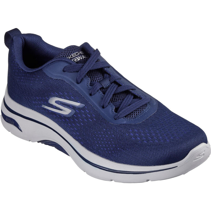 Men's Wide Fit Skechers 216516 Go Walk Arch Fit 2.0 Idyllic 2 Trainers in Navy - Image 1