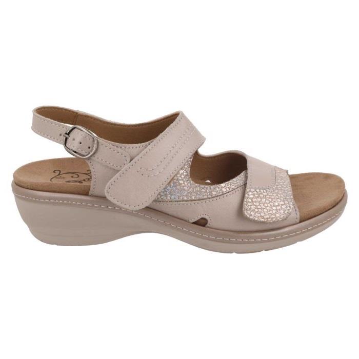 Women's Wide Fit DB Comfrey Sandals in Sky Blue Leather - Image 7