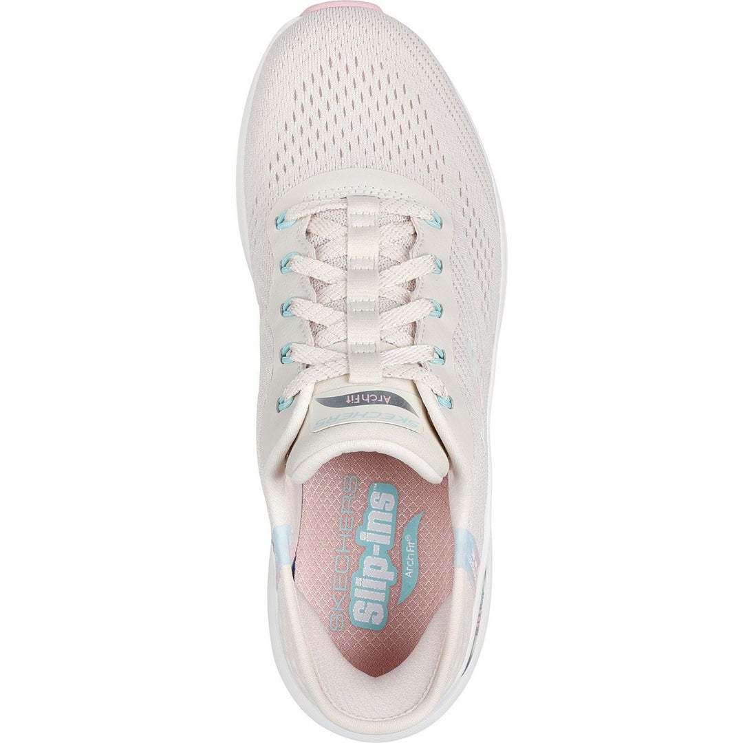 Women's Wide Fit Skechers 150066 Slip-ins Arch Fit 2.0 Easy Chic Trainers
