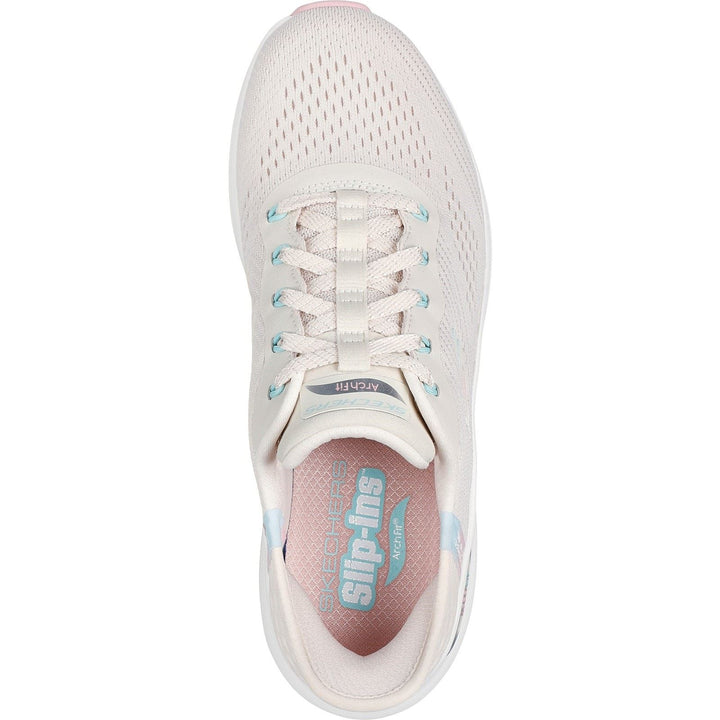Women's Wide Fit Skechers 150066 Slip-ins Arch Fit 2.0 Easy Chic Trainers