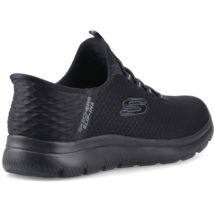 Men's Wide Fit Skechers Slip-ins 232457 High Range Summits Trainers in Black - Image 1