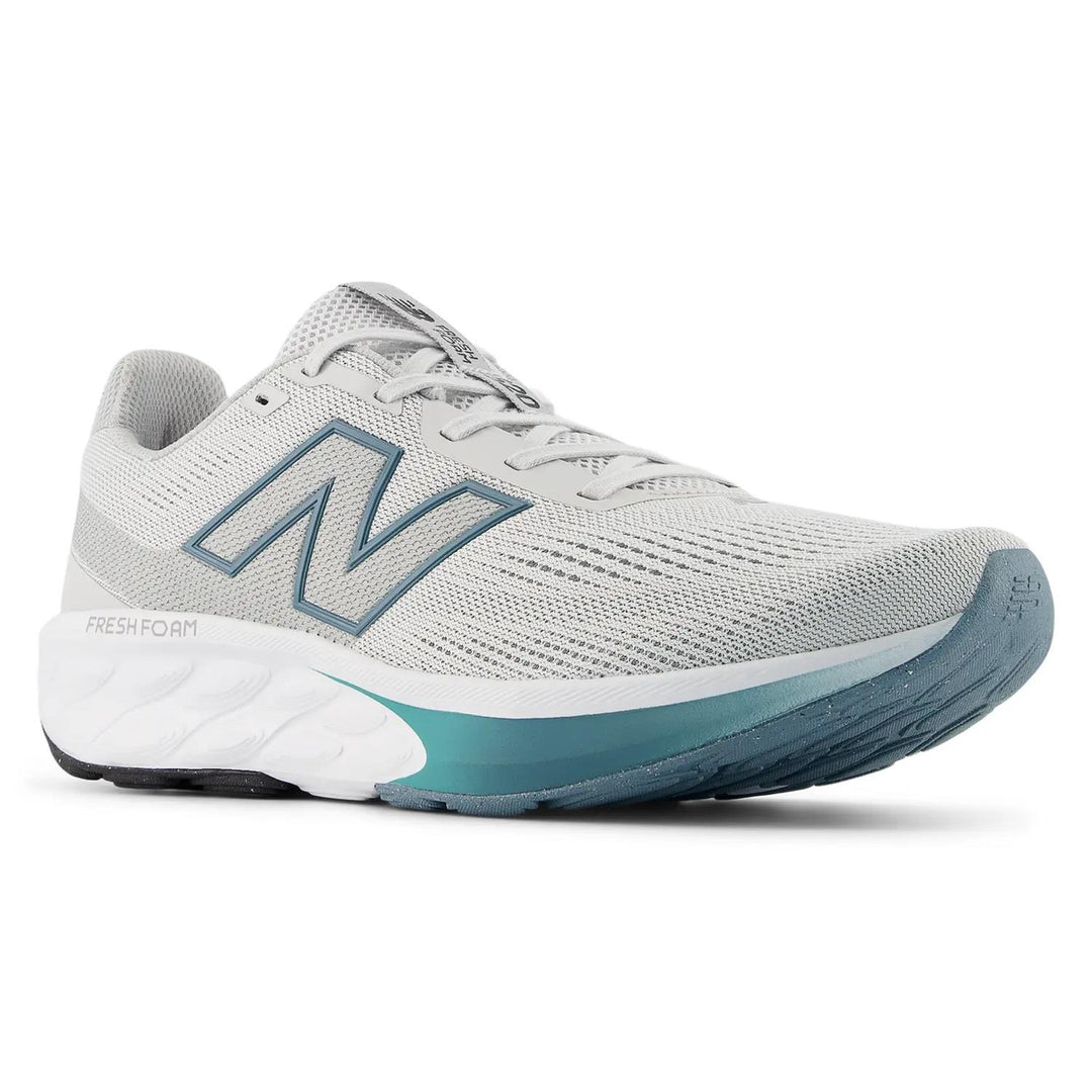 Women's Wide Fit New Balance M5206IE Walking/Running Trainers - Fresh Foam in Light Grey/Teal - Image 3