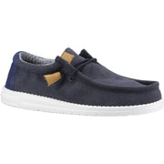 Heydude 40163 Wally Corduroy Navy Extra Wide Shoes-2