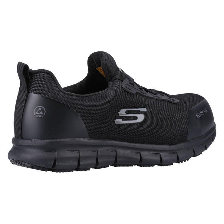 Women's Wide Fit Skechers 108041EC Sure Track Jixie Safety Trainers