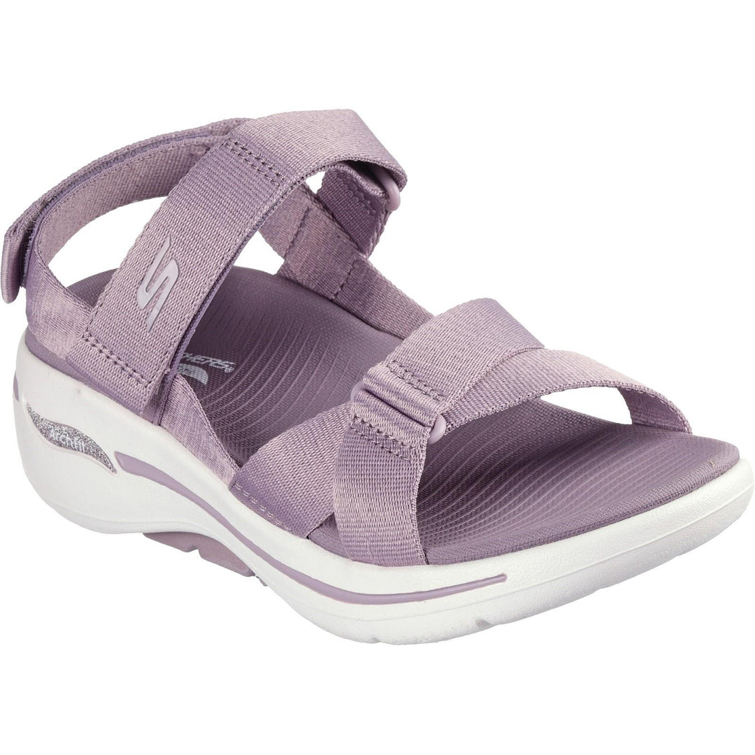 Women's Wide Fit Skechers 141451 Go Walk Flex Sublime Sandals