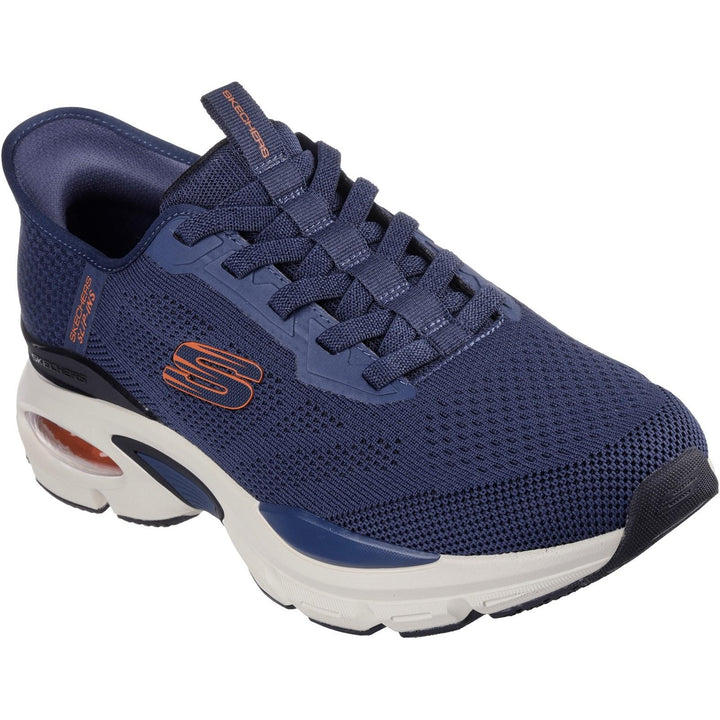 Men's Wide Fit Skechers Slip-ins 232447 Skech Air Ventura Trainers in Black/Red - Image 1