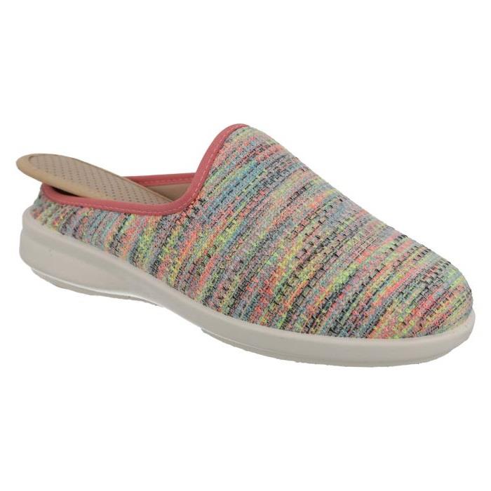 Women's Wide Fit DB Vesper Canvas Shoes in Black Textile - Image 1