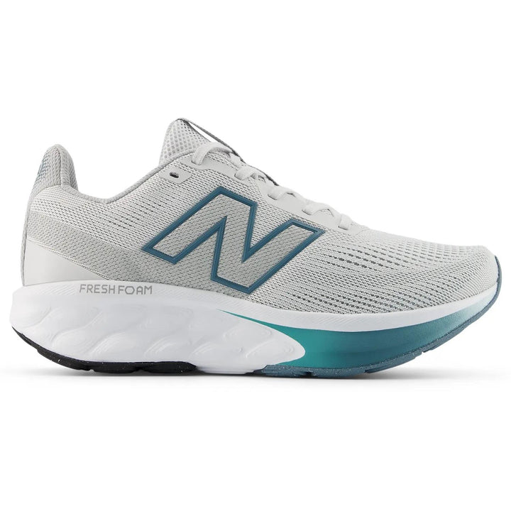 Women's Wide Fit New Balance M5206IE Walking/Running Trainers - Fresh Foam in Light Grey/Teal - Image 1