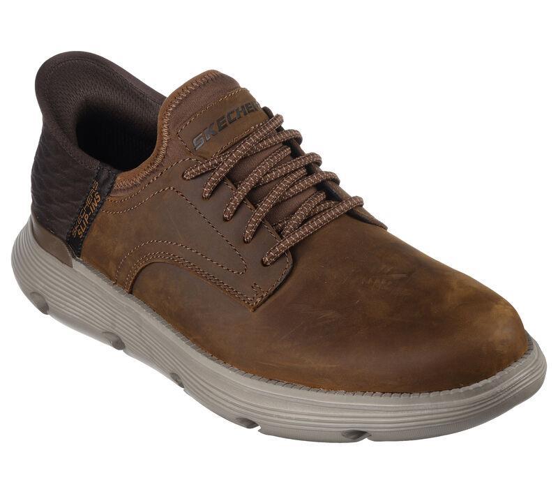 Men's Wide Fit Skechers Slip-ins 205046 Garza Gervin Trainers in Black - Image 7