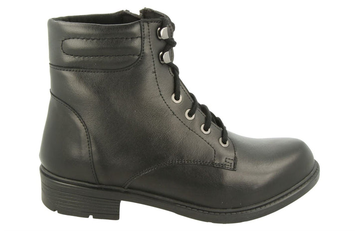 Womens Wide Fit DB Reef Boots in Chestnut Brown - Image 1