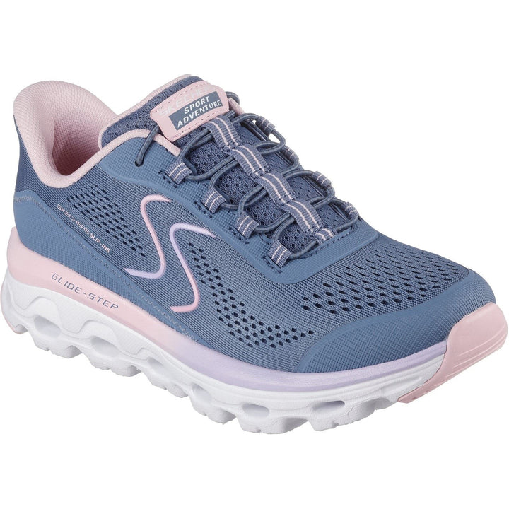 Women's Wide Fit Skechers 180272 Slip-ins Glide Step Sole Trainers