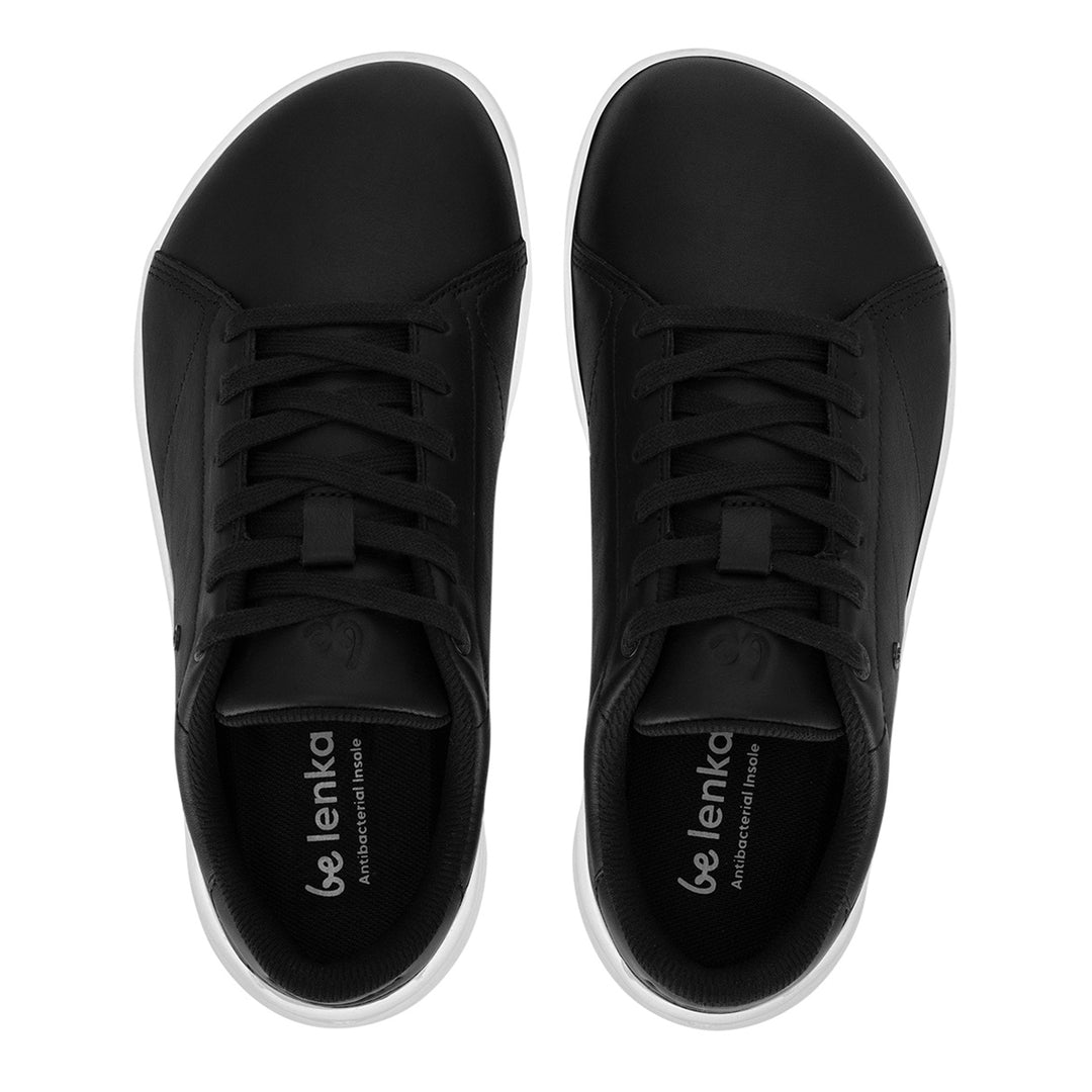 Men's Wide Fit Be Lenka Streetwise Walking/Running Trainers in Black/White - Image 5