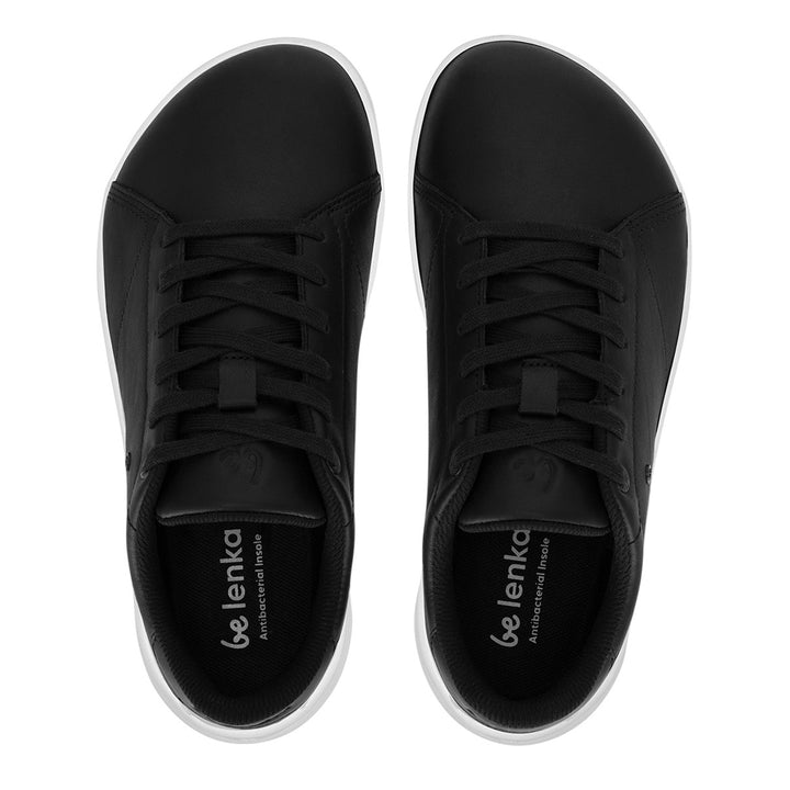 Men's Wide Fit Be Lenka Streetwise Walking/Running Trainers in Black/White - Image 1