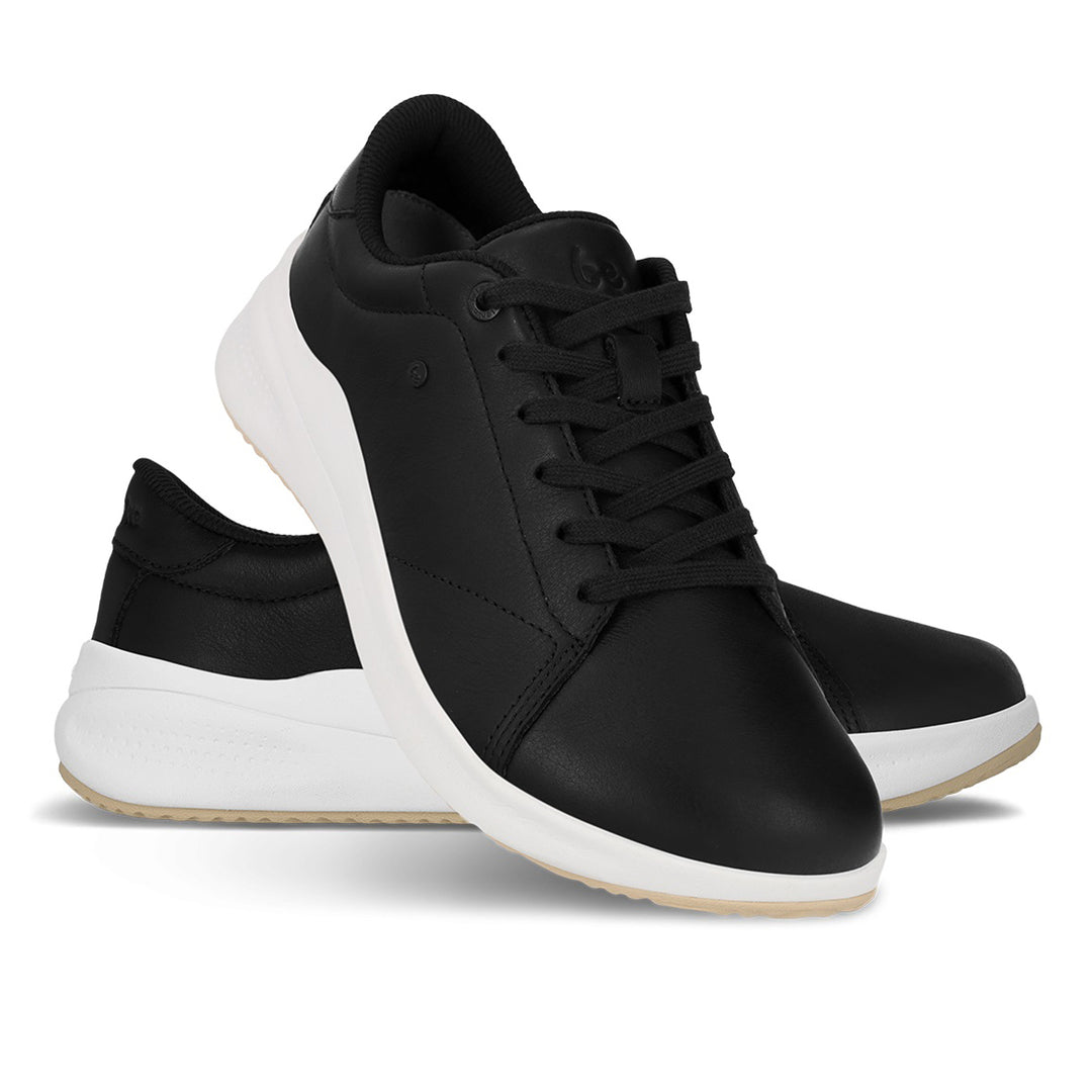 Men's Wide Fit Be Lenka Streetwise Walking/Running Trainers in Black/White - Image 3