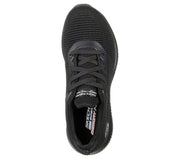 Womens Wide Fit Skechers Bobs Tough Talk-32504 Trainers - Black