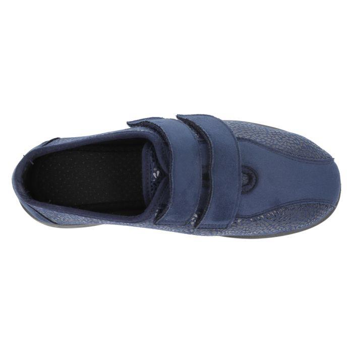 Women's Wide Fit DB Moon Wide Fit Shoes in Black Stretch - Image 7