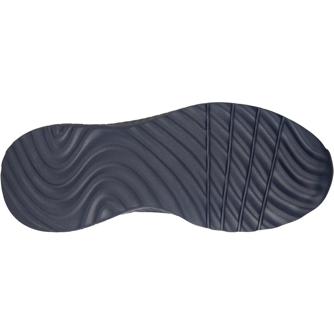 Men's Wide Fit Skechers Slip-ins 118312 Bobs Sport Squad Chaos Solid Step Trainers in Dark Grey - Image 6