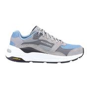 Skechers 237200 Wide Global Jogger Trainers Grey/Blue-1