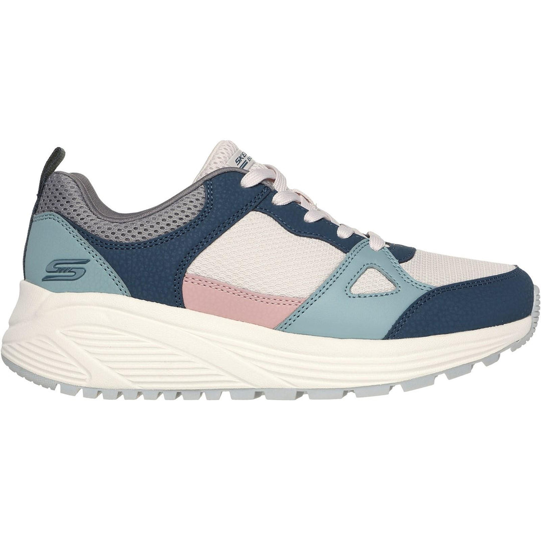 Womens Wide Fit Skechers 117268 Bobs Sparrow 2.0 Retro Clean Trainers in Off White - Image 7