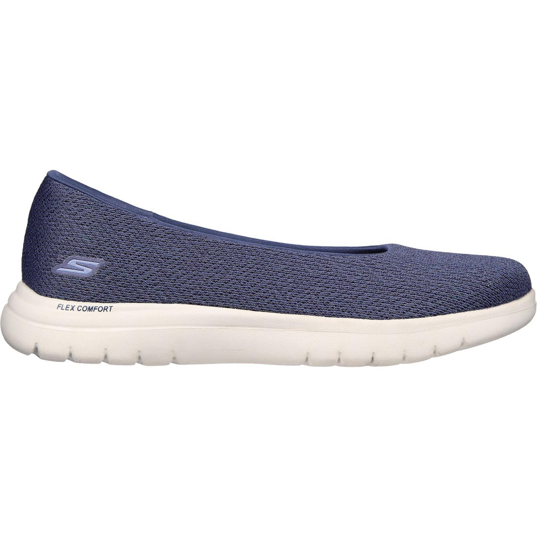 Women's Wide Fit Skechers 136530 On The Go Flex Cherished Shoes