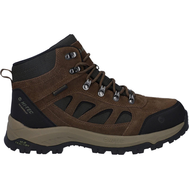 Men's Wide Fit Hi-Tec Bandera Expedition Mid Hiking Waterproof Boots
