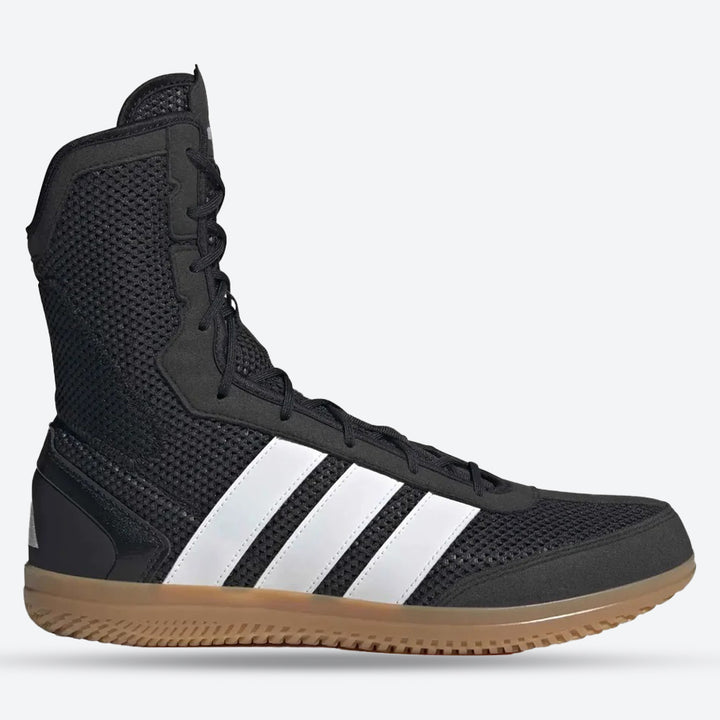 Men's Wide Fit Adidas Box Hog Boots in Black - Image 1