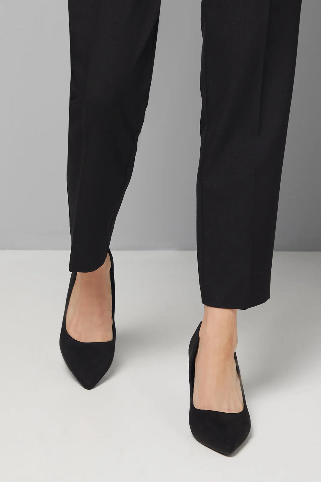 Women's Wide Fit Good For The Sole Exmoor Faux Suede Court Shoes in Natural Black - Image 3