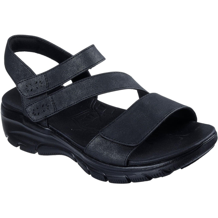 Women's Relaxed Fit Skechers 163532 Easy Going All Day Chic Sandals in Taupe - Image 1