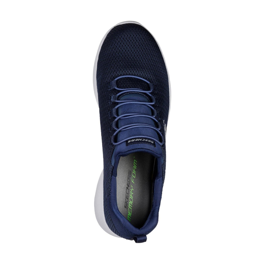 Men's Wide Fit Skechers 58360 Dynamight Trainers in Black - Image 11
