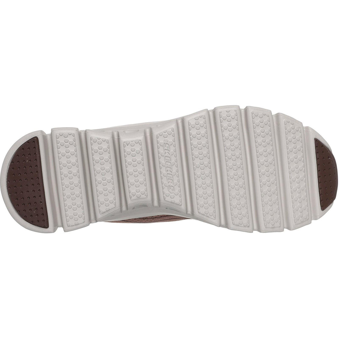 Women's Wide Fit Skechers 104750 Slip-ins Glide Step Elevate Amaze Trainers in Burgundy - Image 13