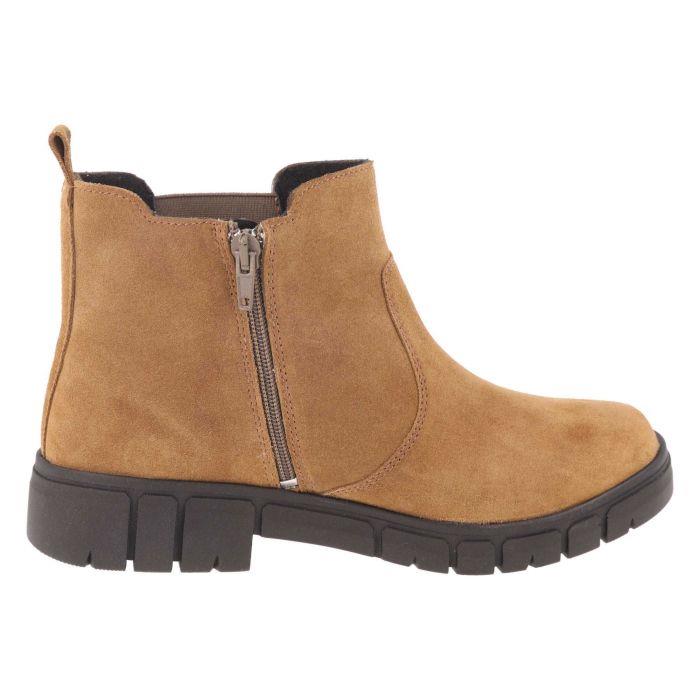 Women's Wide Fit DB Ella Boots in Black Leather - Image 8