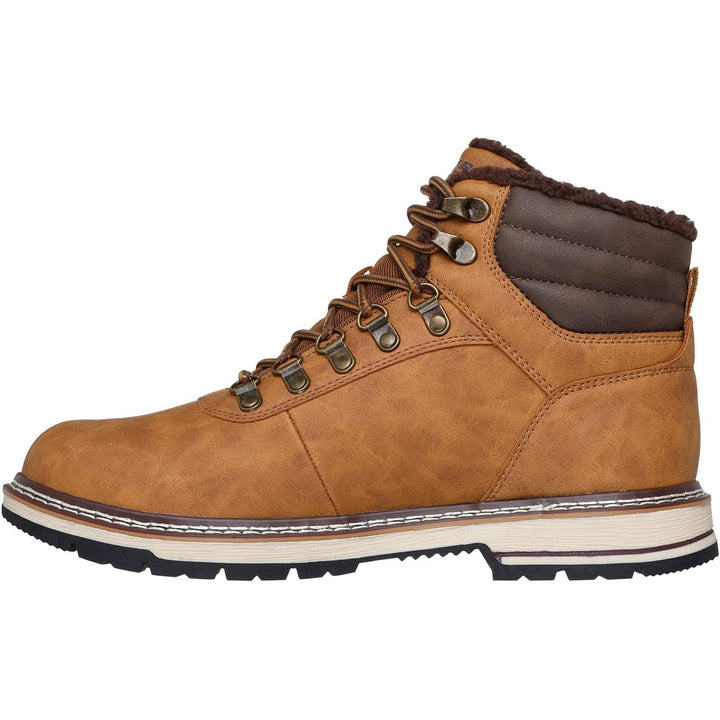 Men's Relaxed Fit Skechers 205623 Waterproof Corado Boots in Wheat - Image 1