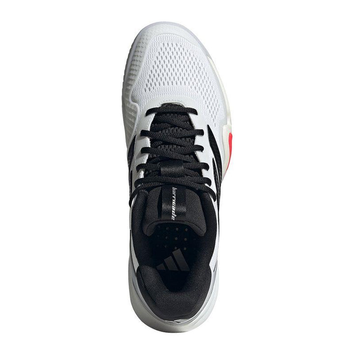 Men's Wide Fit Adidas Barricade 14 WIDE JQ7107 Tennis Trainers in Cloud White - Image 1
