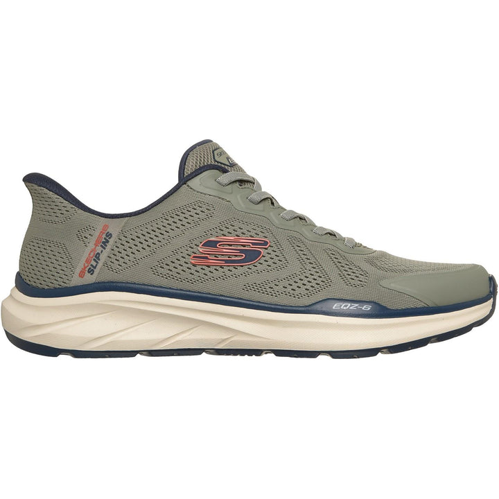 Men's Relaxed Fit Skechers 233106 Slip-ins Equalizer 6.0 Durran Trainers in Green/Multi - Image 1